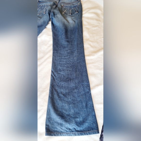 Vintage Polo Ralph Lauren Maddy Torn Jeans Y2K Great Condition Floral Design S27 - Picture 11 of 14